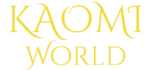 Logo de KAOMI WORLD, univers créatif pour enfants autour d’un livre et d’une boutique éthique