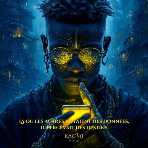 Ce qu’il voit n’est pas sur l’écran.
C’est entre les lignes, que chantent les anciens codes.